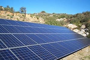 Photo of Cecena solar panel installation in Alpine