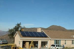 Photo of Clements solar panel installation in Alpine
