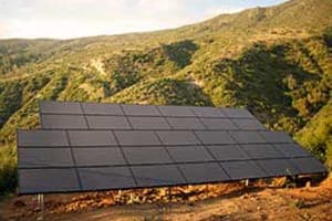 Photo of Charvat solar panel installation in Alpine