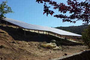 Photo of Viramontes solar panel installation in Alpine