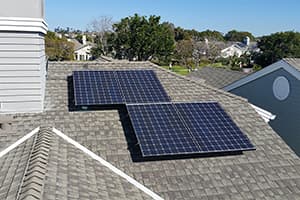 Photo of Carlsbad Panasonic VBHN325SA16 solar panel installation by Sullivan Solar Power at the Brenner residence