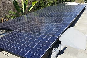 Photo of Carlsbad Kyocera KU270-6MCA solar panel installation by Sullivan Solar Power at the Herman residence