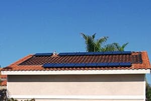 Photo of Rickards solar panel installation in Carlsbad