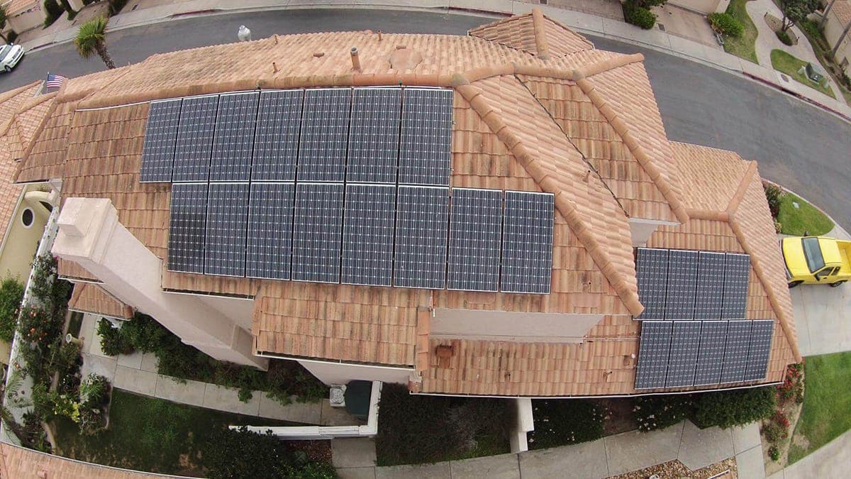Photo of Boomer solar panel installation in Coronado