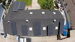Photo of Chase solar panel installation in Coronado