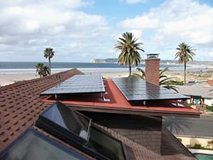 Photo of Heitz solar panel installation in Coronado