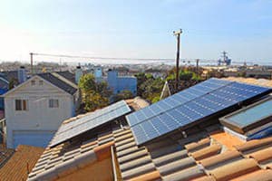 Photo of Huang solar panel installation in Coronado