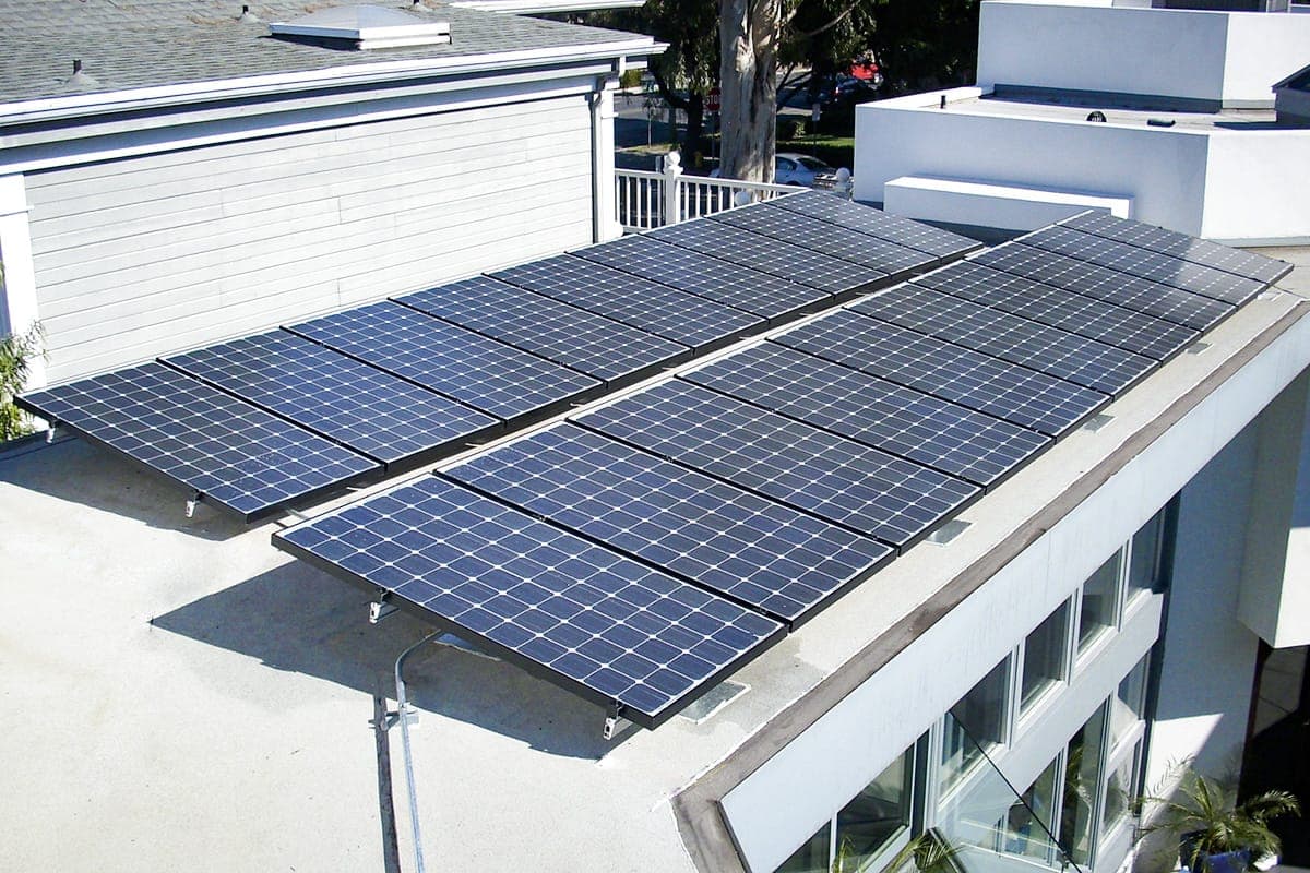 Photo of Coronado Sanyo solar panel installation by Sullivan Solar Power at the Nystul residence