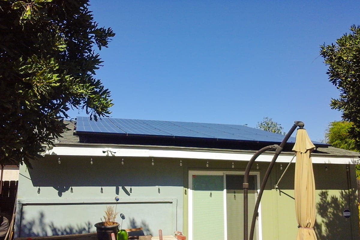 Photo of El Cajon Kyocera solar panel installation by Sullivan Solar Power at the Greene residence