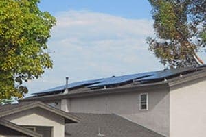 Photo of Meredith solar panel installation in El Cajon