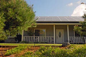 Photo of McClintock solar panel installation in El Cajon