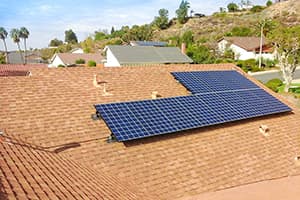 Photo of El Cajon Kyocera solar panel installation by Sullivan Solar Power at the Lowder residence