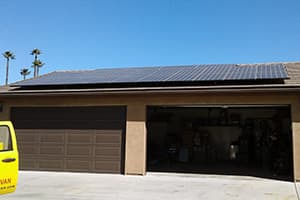 Photo of El Cajon LG285 S1C-G4 solar panel installation by Sullivan Solar Power at the Offield residence