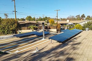 Photo of El Cajon SunPower solar panel installation by Sullivan Solar Power at the Oleson residence
