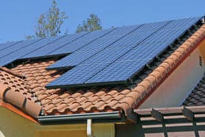 Photo of Funderburg solar panel installation in El Cajon