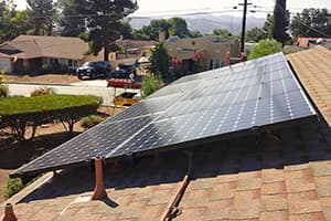 Photo of El Cajon SunPower solar panel installation by Sullivan Solar Power at the Saretsky residence
