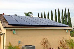 Photo of Selfani solar panel installation in El Cajon