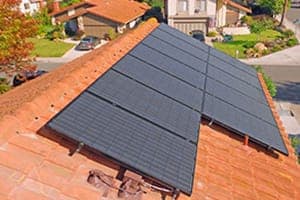 Photo of Posner solar panel installation in Encinitas