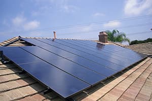 Photo of Encinitas Sanyo solar panel installation by Sullivan Solar Power at the Phillips residence