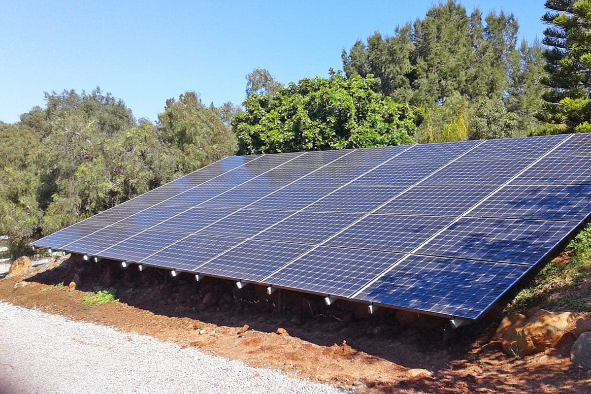 Photo of Encinitas Panasonic solar panel installation at the Preston residence