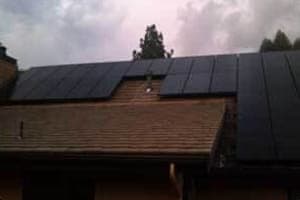 Photo of Saxon solar panel installation in Encinitas