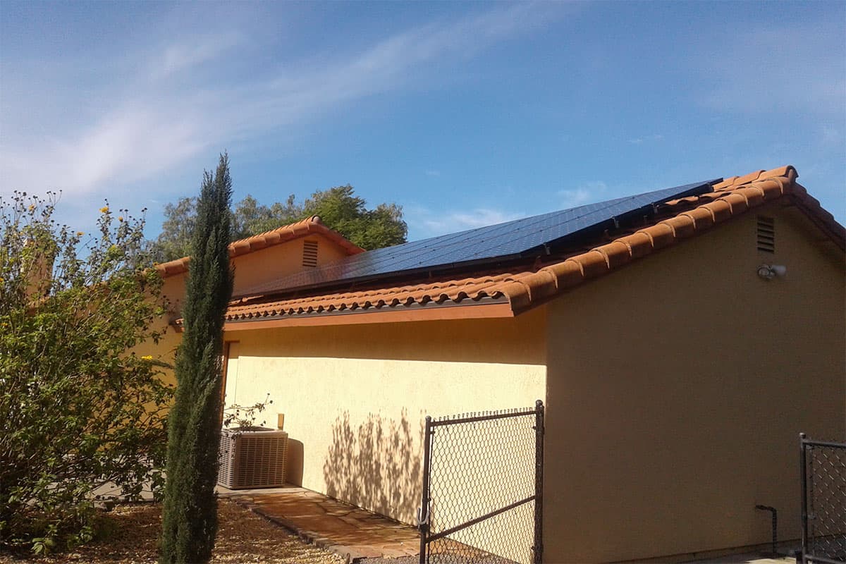 Photo of Valley Center SunPower SPR-E19-320 - **SPECIAL OFFER** solar panel installation by Sullivan Solar Power at the Abrams residence