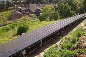 Photo of Lodahl solar panel installation in Escondido