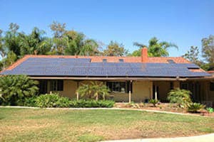 Photo of Miller solar panel installation in Escondido