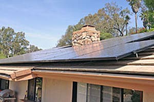 Photo of Rhoades solar panel installation in Escondido
