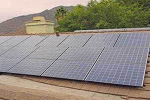 Photo of LeBlanc solar panel installation in Escondido