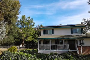 Photo of Escondido Kyocera KU270-6MCA solar panel installation by Sullivan Solar Power at the Jones residence