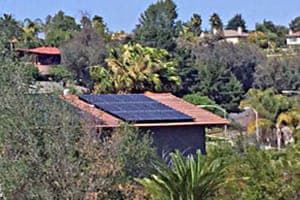 Photo of Nelson solar panel installation in Escondido