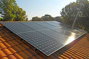 Photo of Kerr solar panel installation in Escondido