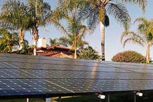 Photo of Hoxie solar panel installation in Fallbrook