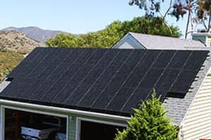 Photo of Kumagai solar panel installation in Fallbrook