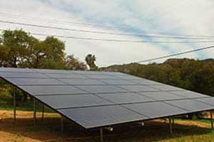 Photo of Davis solar panel installation in Fallbrook