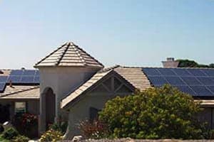 Photo of Aldinger solar panel installation in Fallbrook