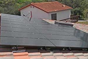 Photo of Kerr solar panel installation in Fallbrook