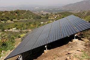 Photo of Berryman solar panel installation in Fallbrook