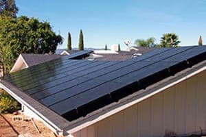 Photo of Norberg solar panel installation in Fallbrook