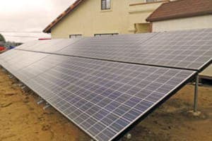 Photo of Byrd solar panel installation in Fallbrook