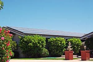 Photo of Straub solar panel installation in Fallbrook