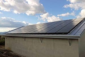 Photo of Watson solar panel installation in Fallbrook