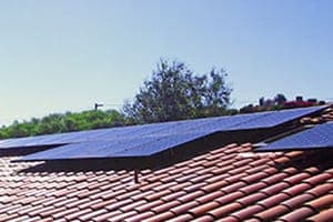 Photo of Williams solar panel installation in Fallbrook