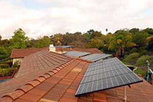 Photo of Johnson solar panel installation in San Diego