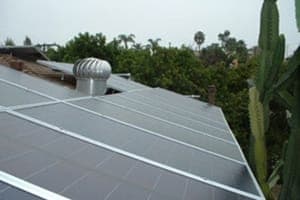 Photo of Chock solar panel installation in San Diego