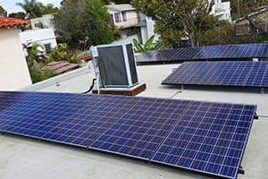 Photo of San Diego Kyocera solar panel installation at the Donohue residence
