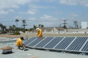 Photo of Petey solar panel installation in San Diego