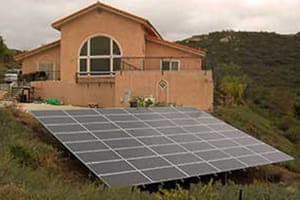 Photo of Jamul solar power installation at the Abreo residence