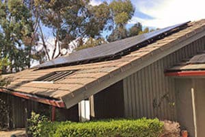 Photo of Boxwala solar panel installation in La Jolla